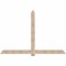 Ekena Millwork Eugene Smooth Timber Gable Bracket, Douglas Fir, 96"W x 64"H x 3 1/2"D x 5 1/2"F, 16/12 Pitch GBW096X64X0406EUG00SDF - alternate 1